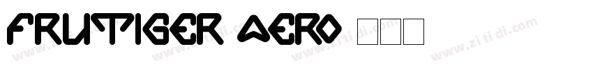 frutiger aero字体转换